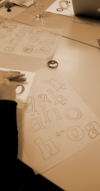 Custom Font for ‘Echt’, Tage der Typografie - Düsseldorf, Germany by Typetogether