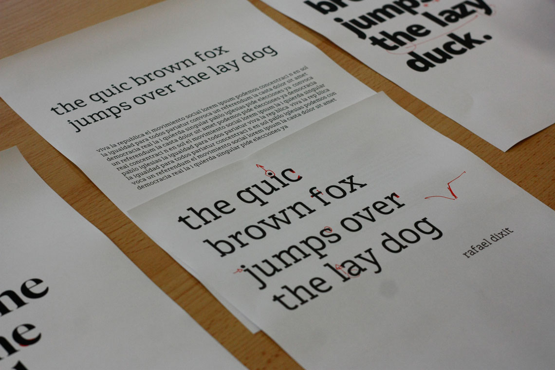 TypeTogether's introductory workshop on type design.