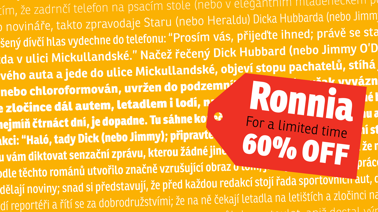 Ronnia 60% off