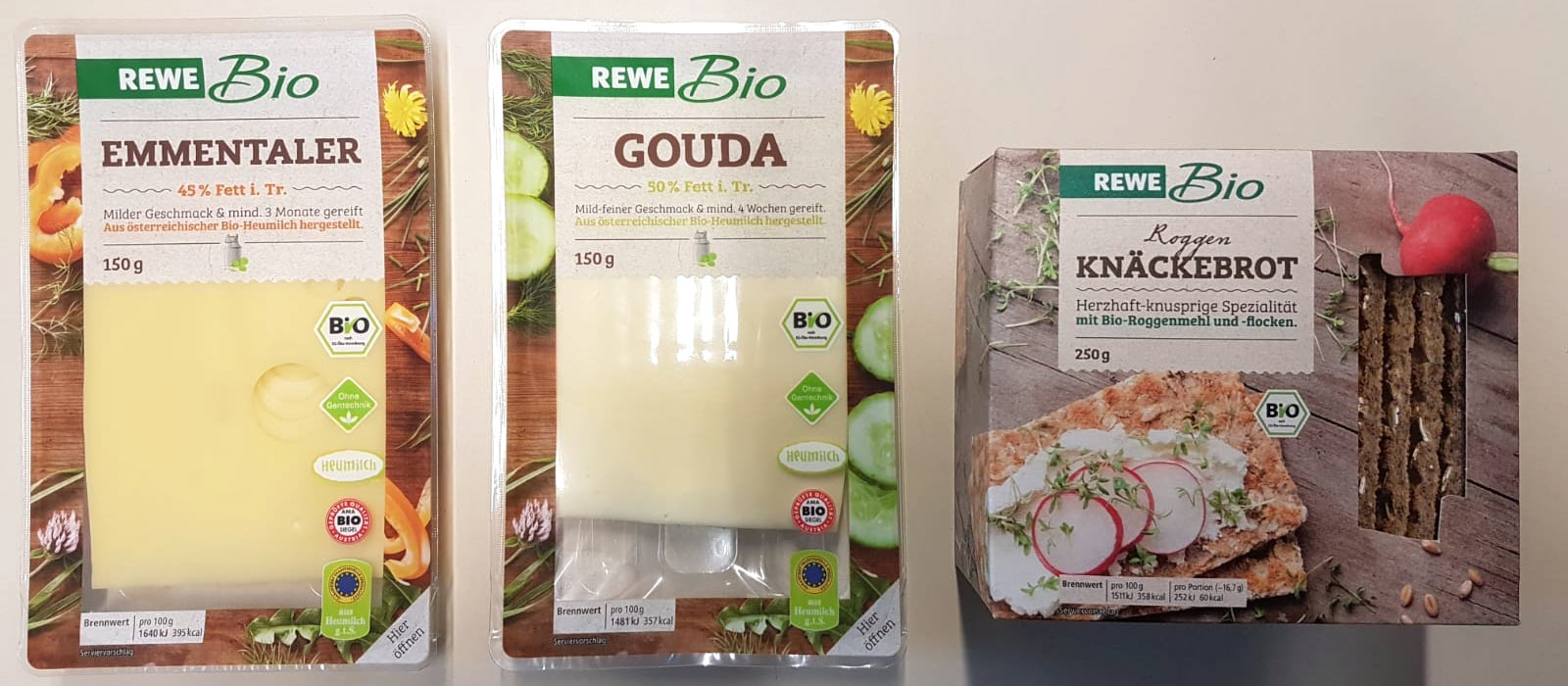 Bree Serif in use in REWE Bio