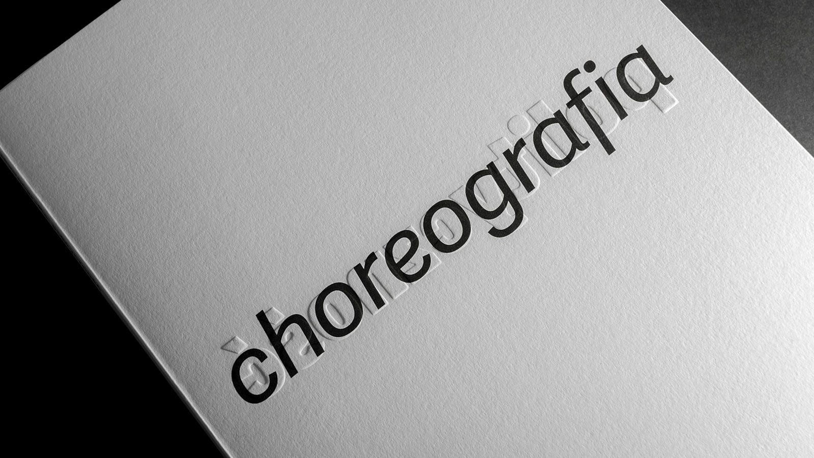 Type in use: Adelle Sans in Choreografia