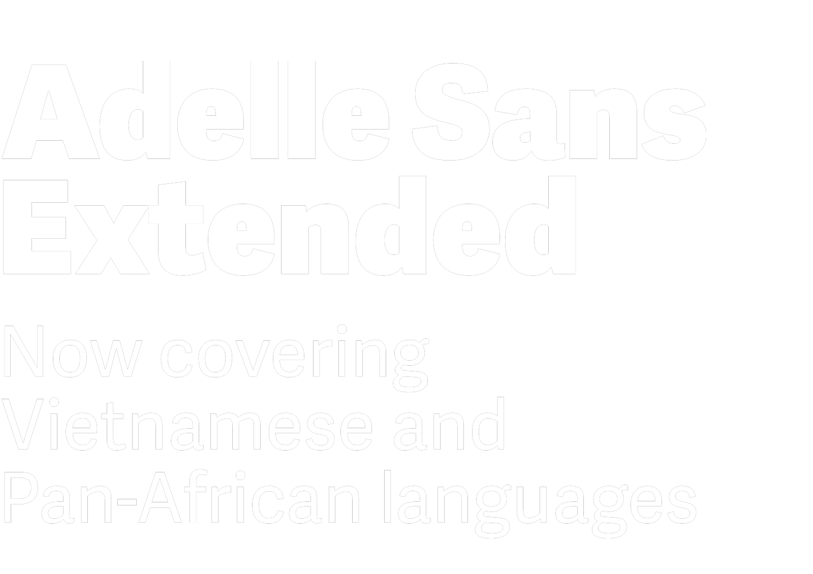 New release: Adelle Sans Extended