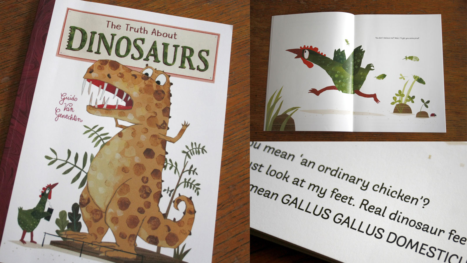 Arlette in use in the picture book The Truth about Dinosaurs