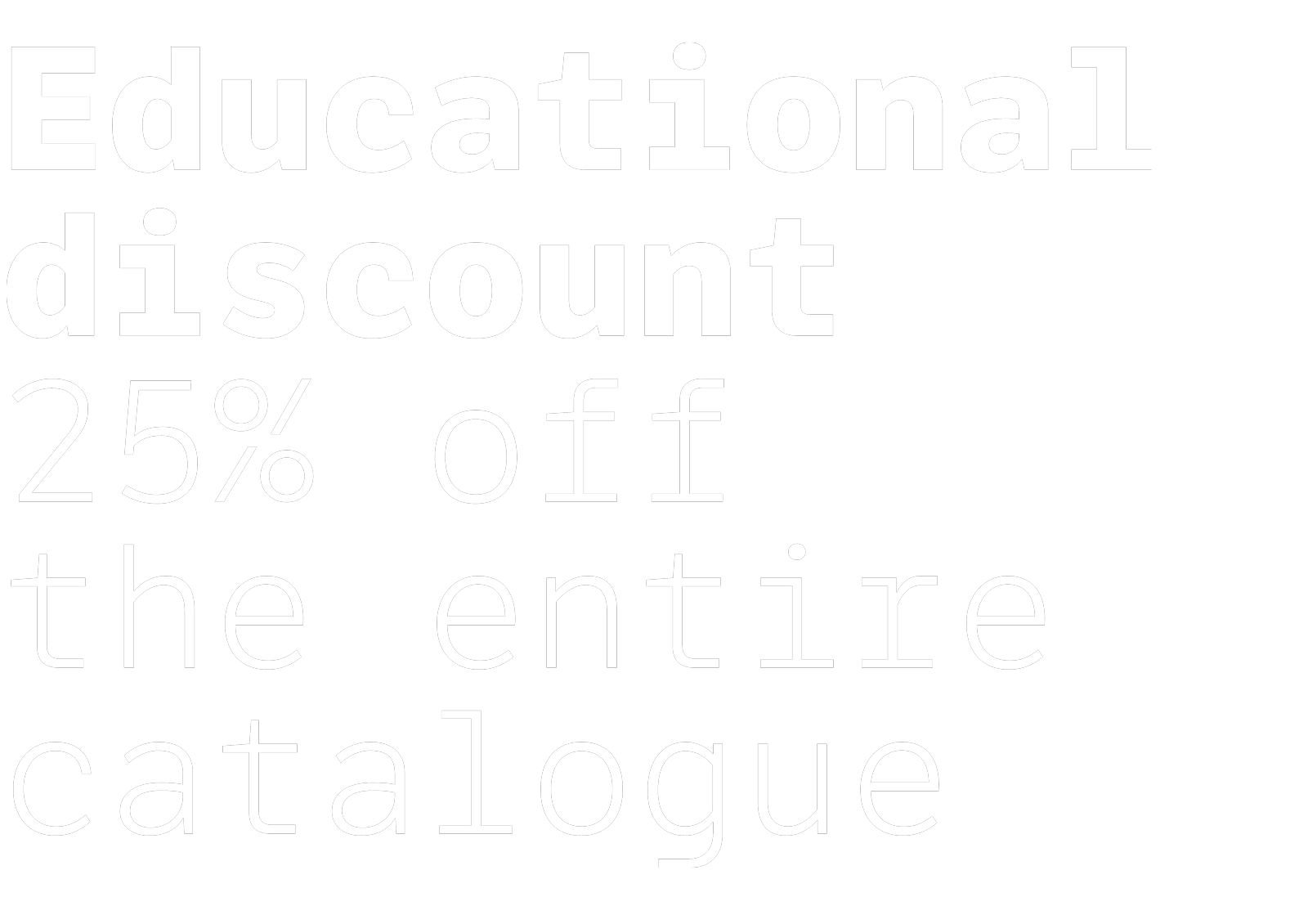 Educational Discount
