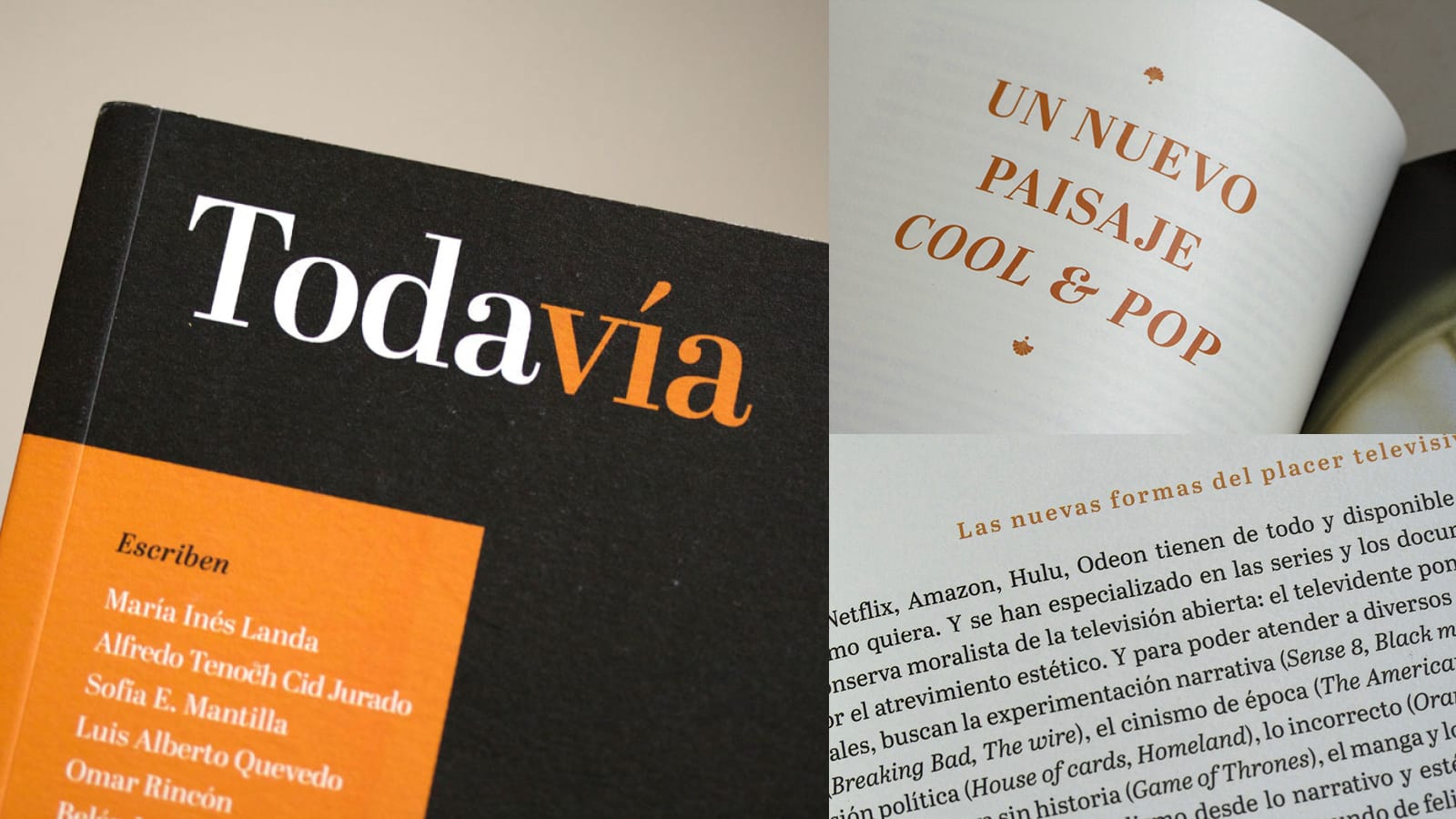 Abril in use: Todavía magazine