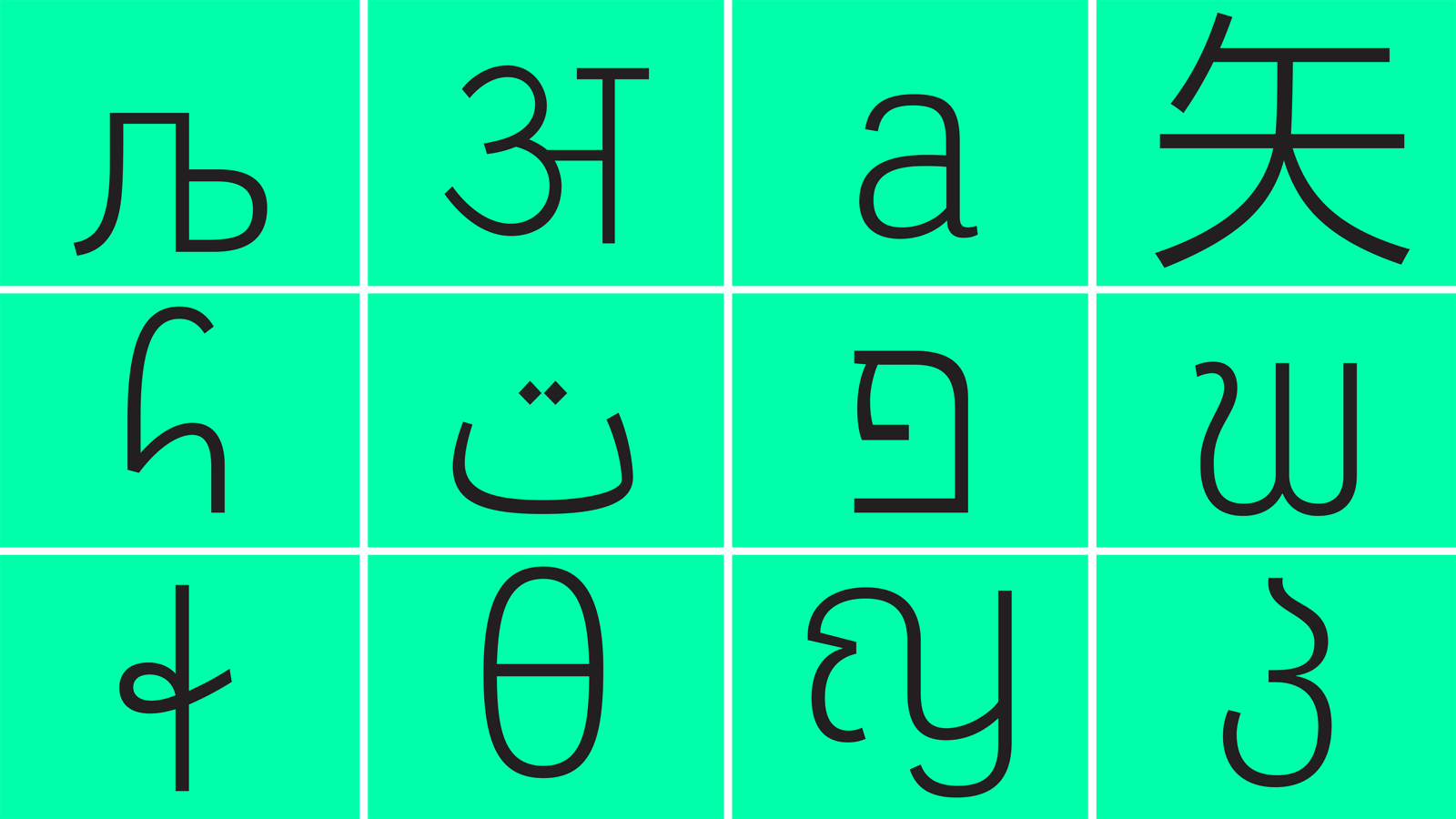 Adelle Sans, a true multiscript