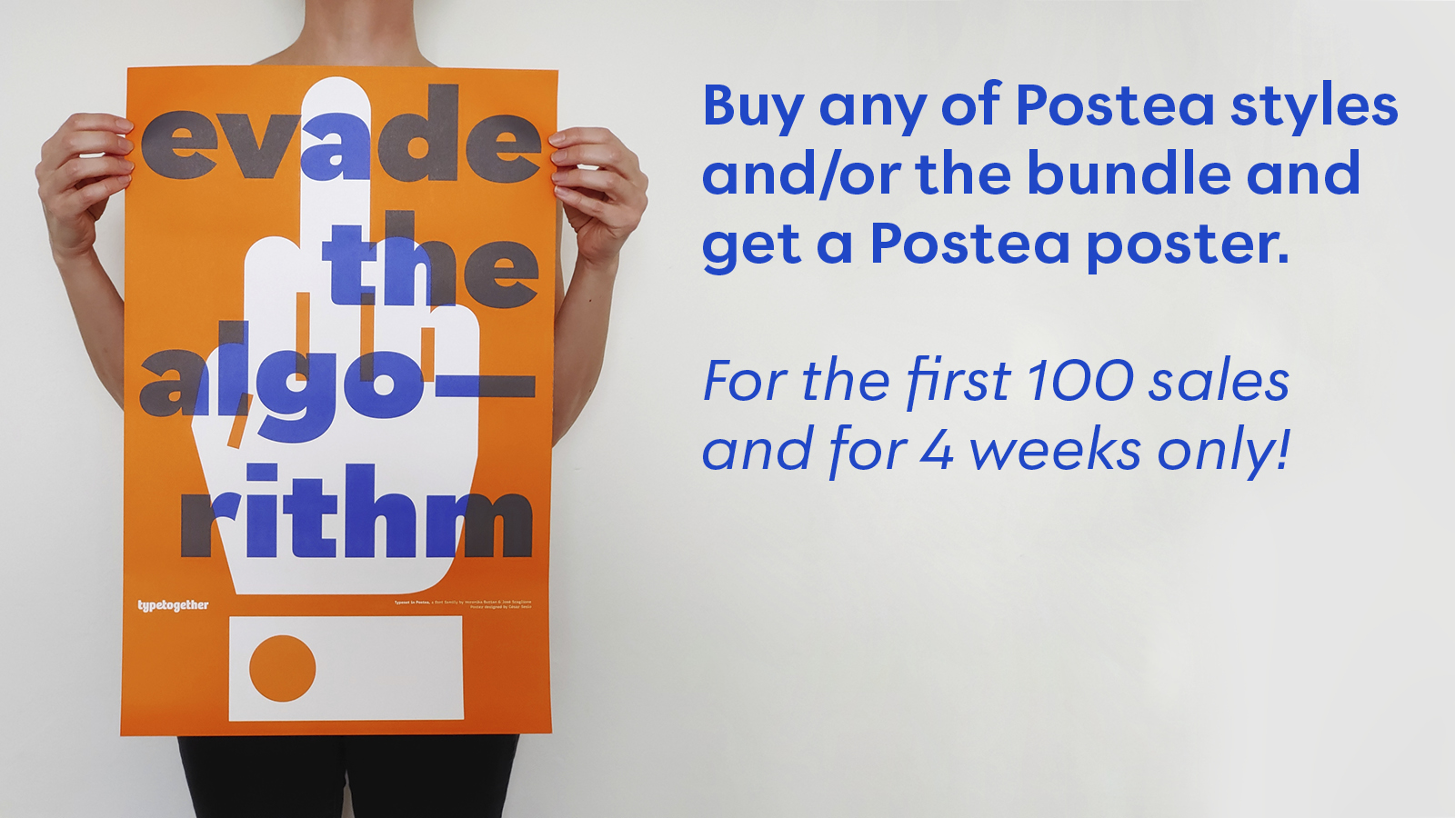 Get a Postea poster for free