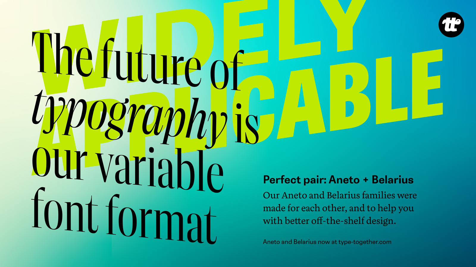 Font pairing: Aneto and Belarius