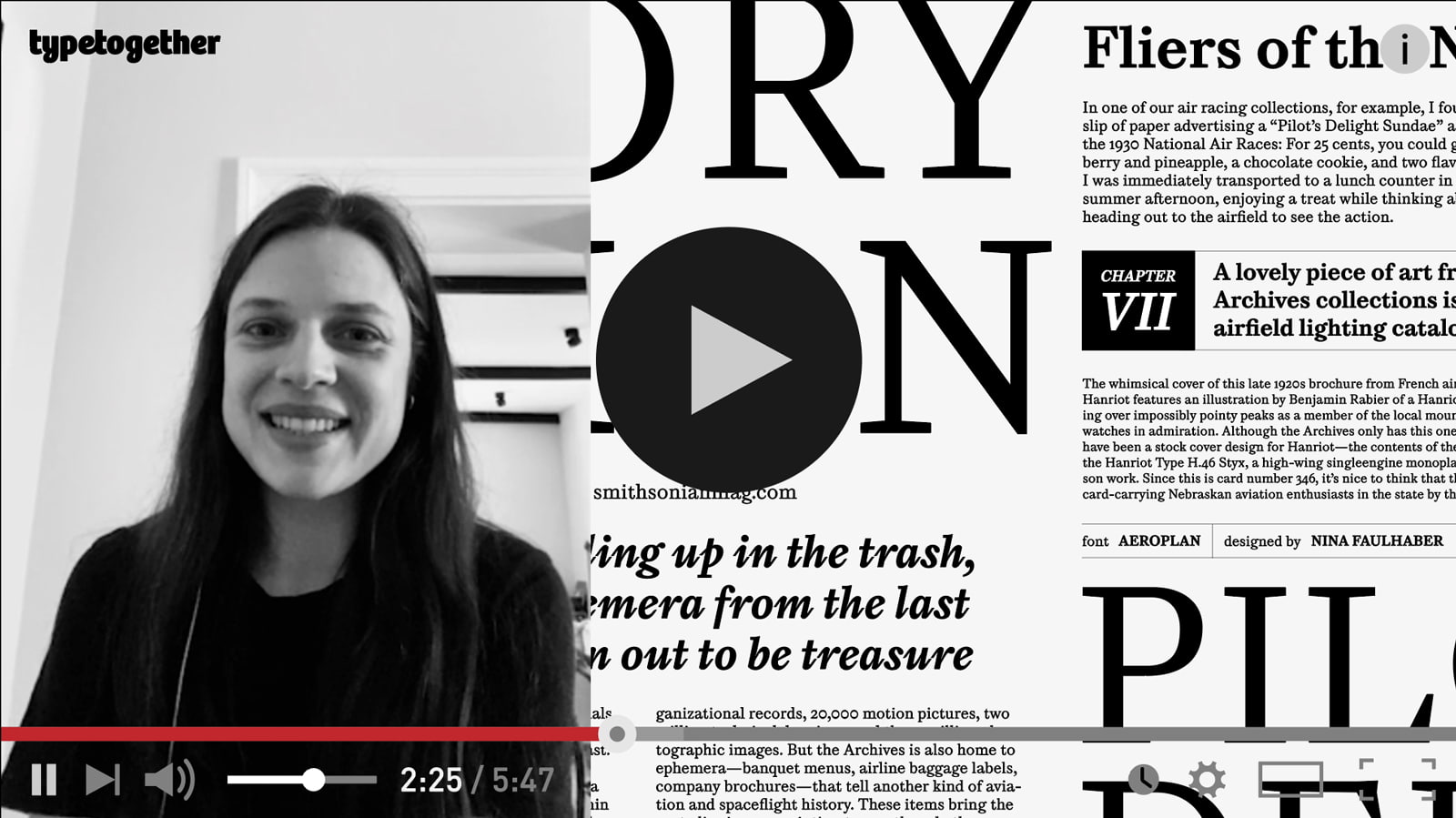 Video interview witn Nina Faulhaber