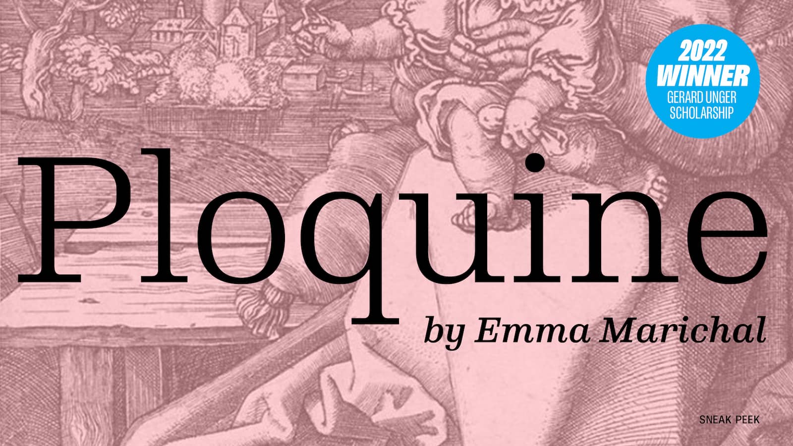 Ploquine sneak peek, by Emma Marichal, 2022 Gerard Unger Scholarship winner