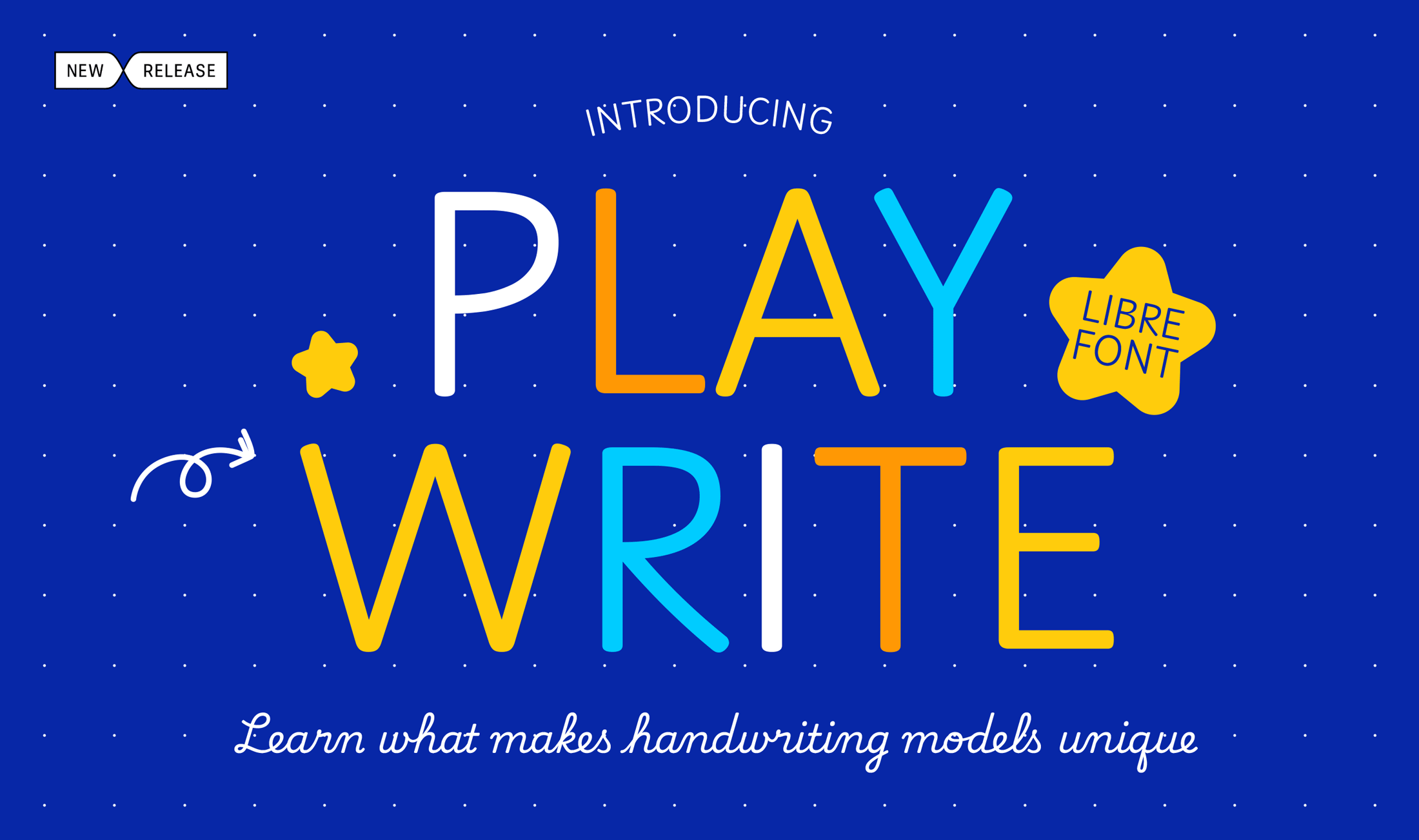 Playwrite new font release
