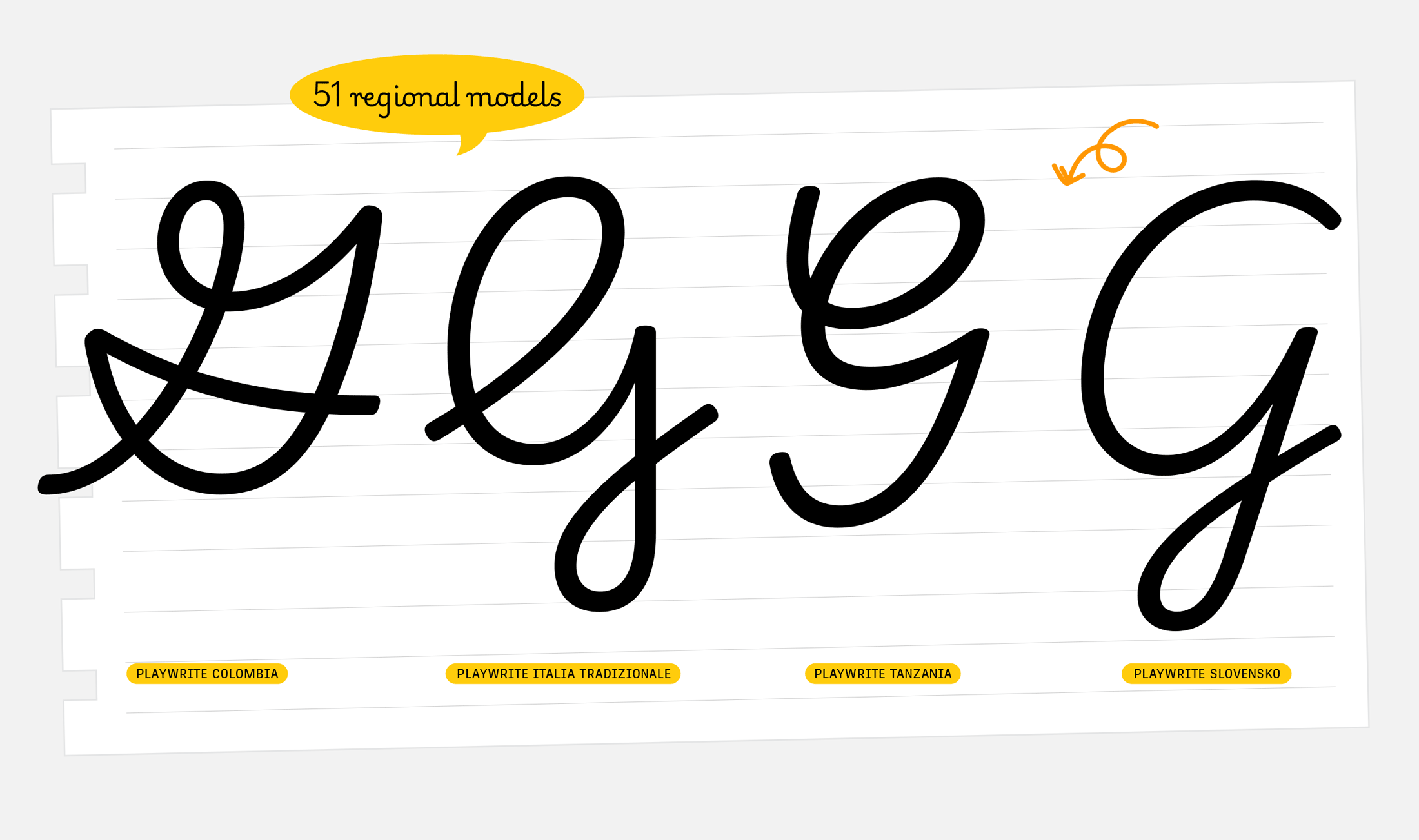 Playwrite new font release