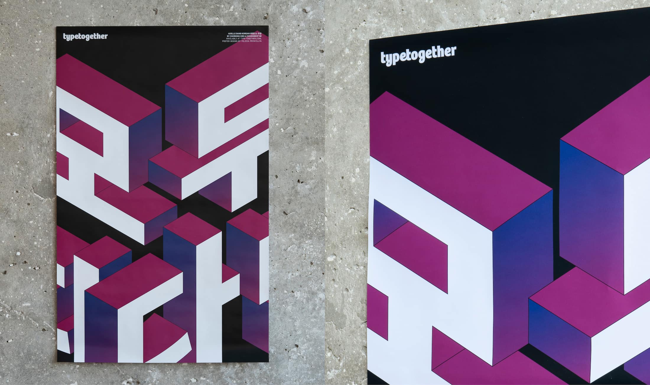 New posters: Adelle Sans Korean and Ploquine