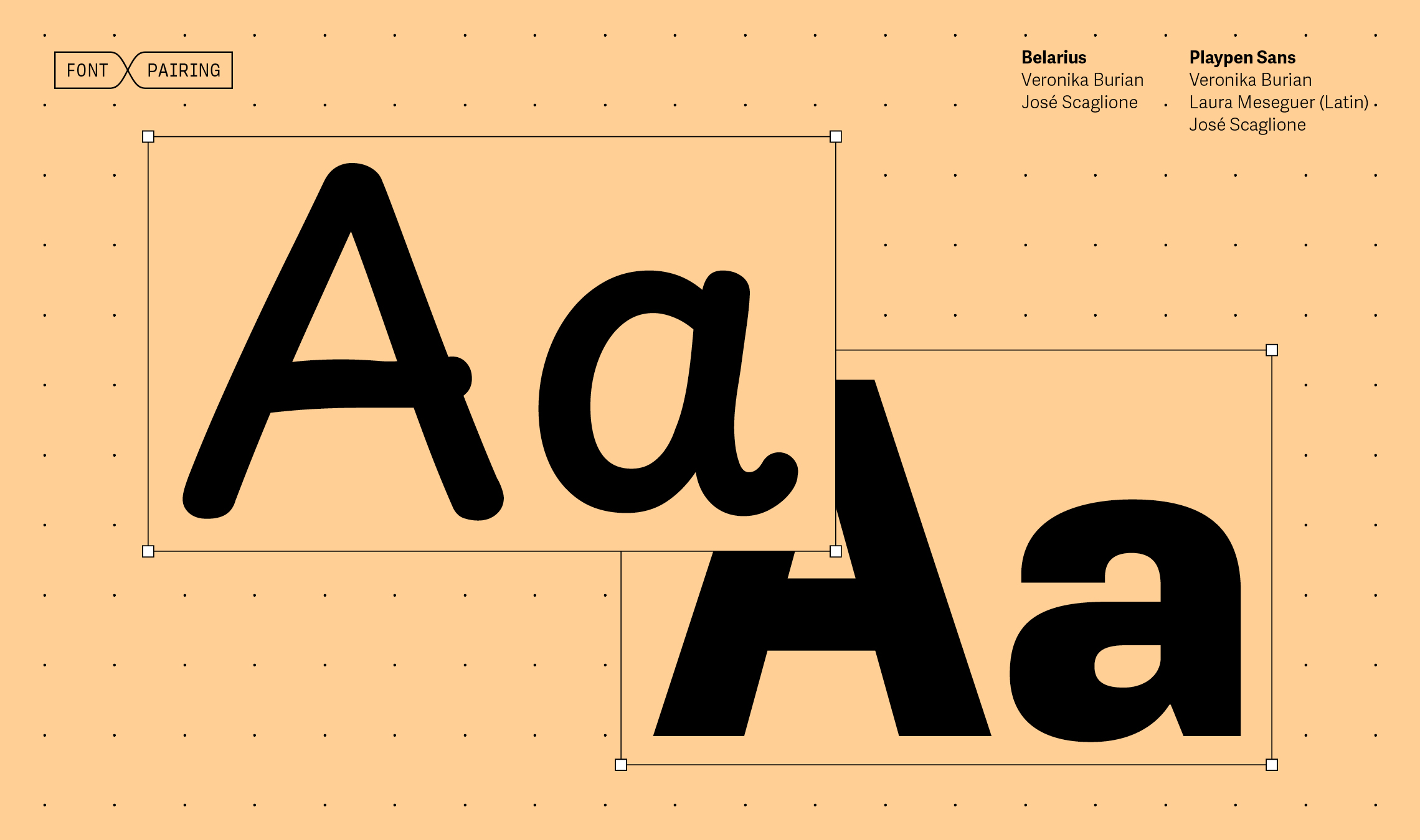 font paring belarius and playpen sans