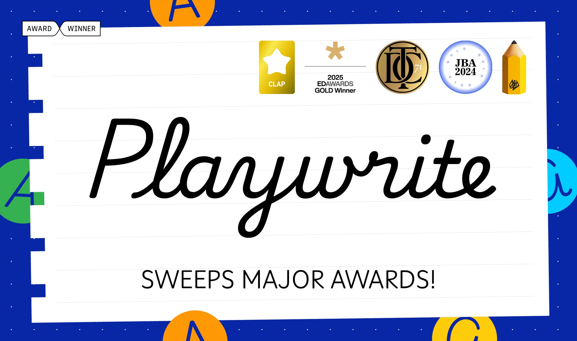 Playwrite wins it all!