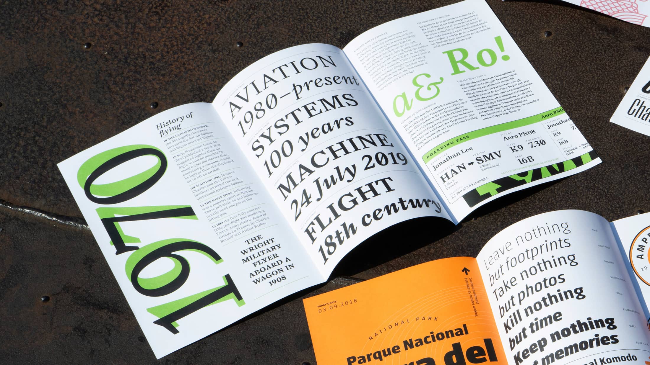 Aeroplan, Atlante, Chaco & Lektorat specimens just dropped