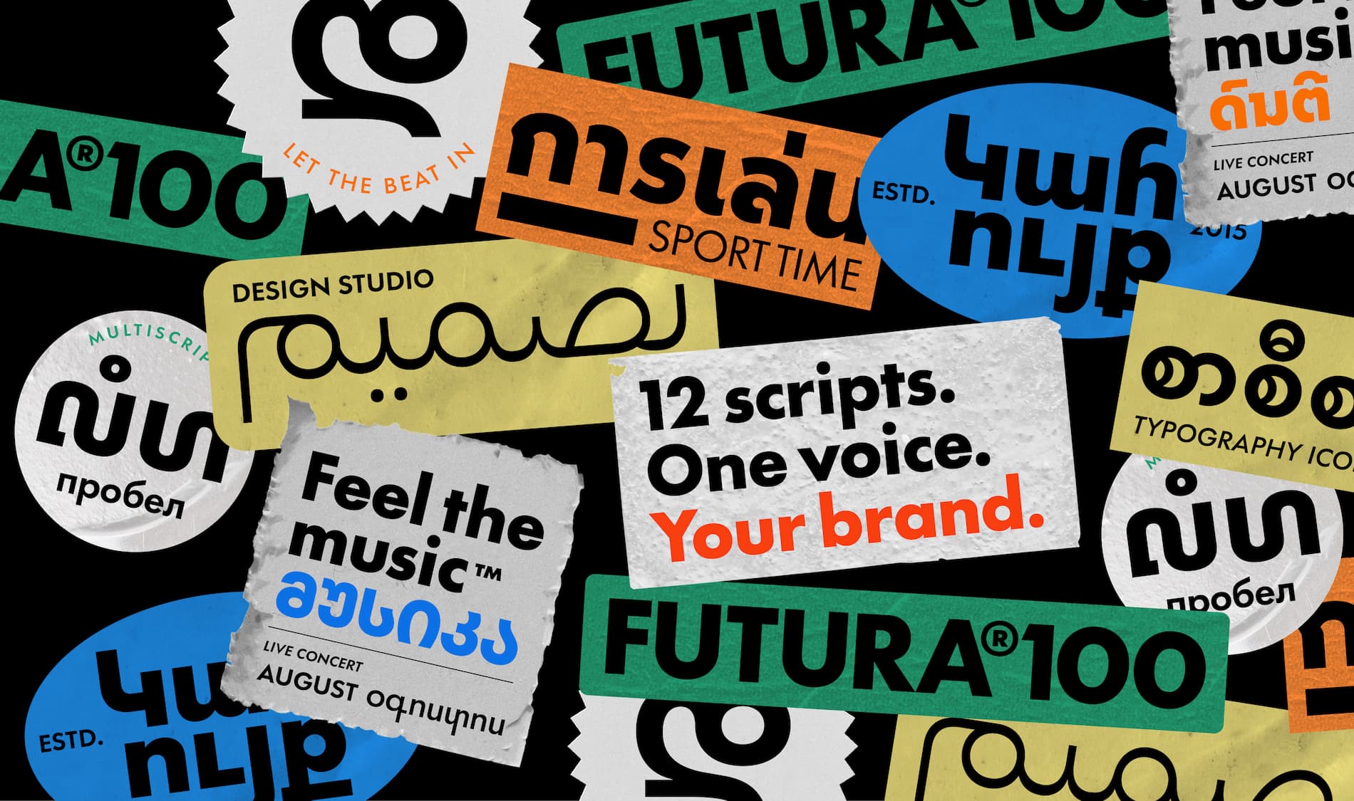 Futura®100 a typeface for global branding