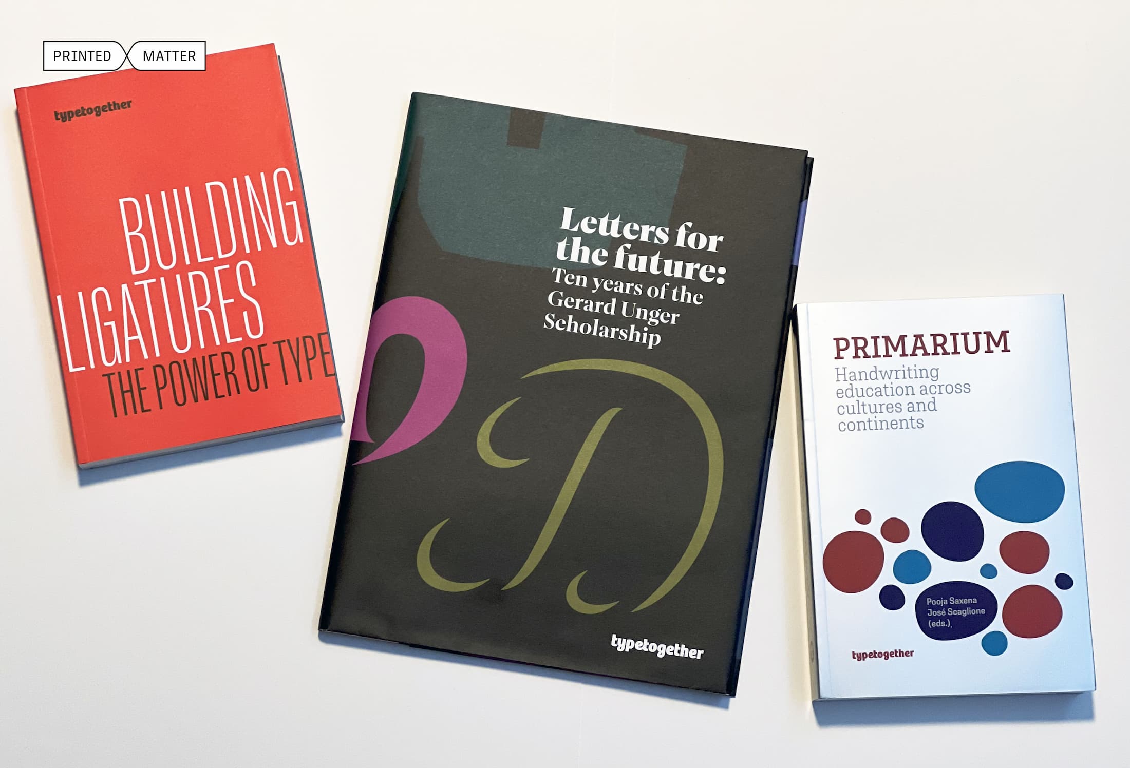 TypeTogether books now accessible worldwide through our new Amsterdam-based distributor, Idea Books