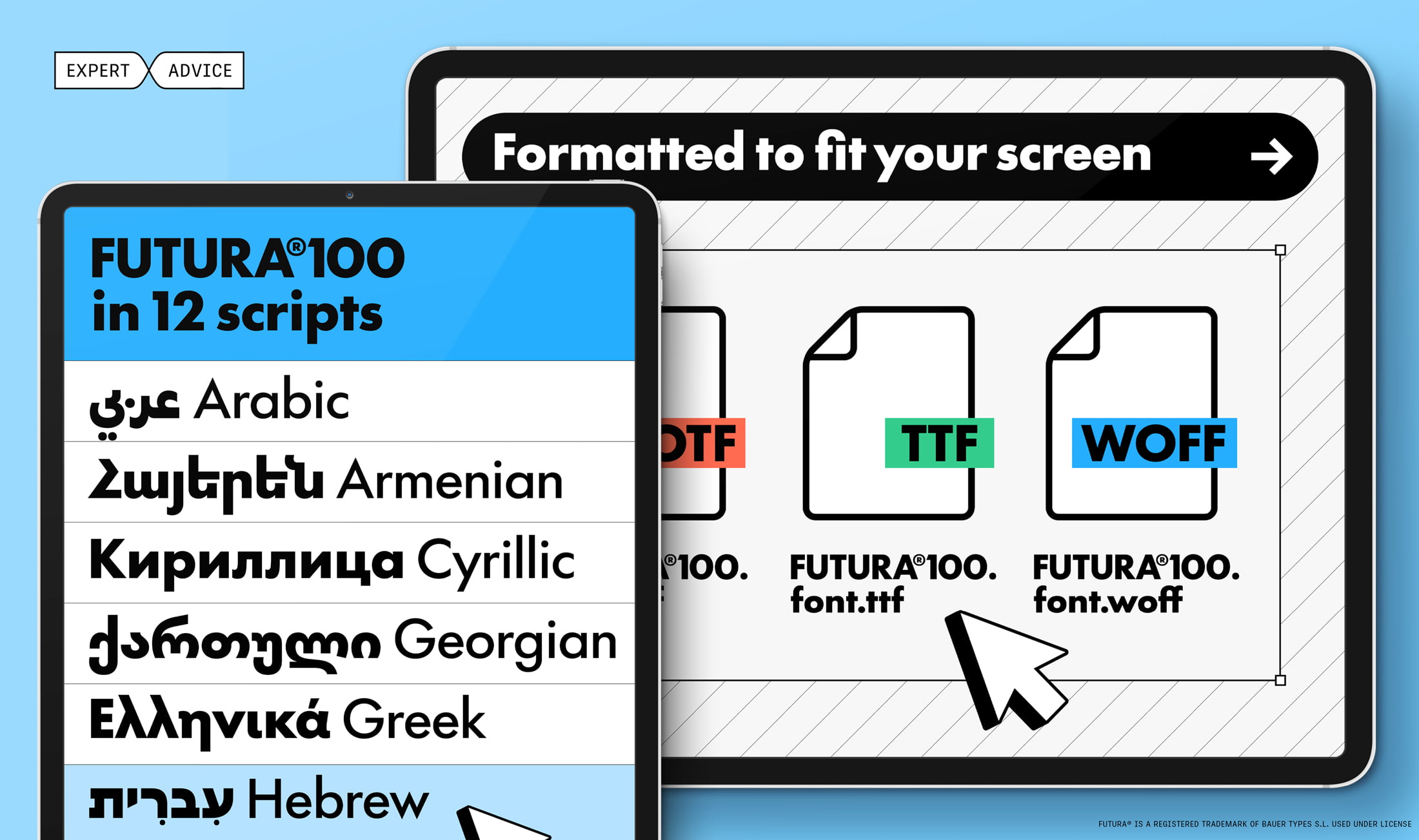 Futura®100 a typeface for global branding