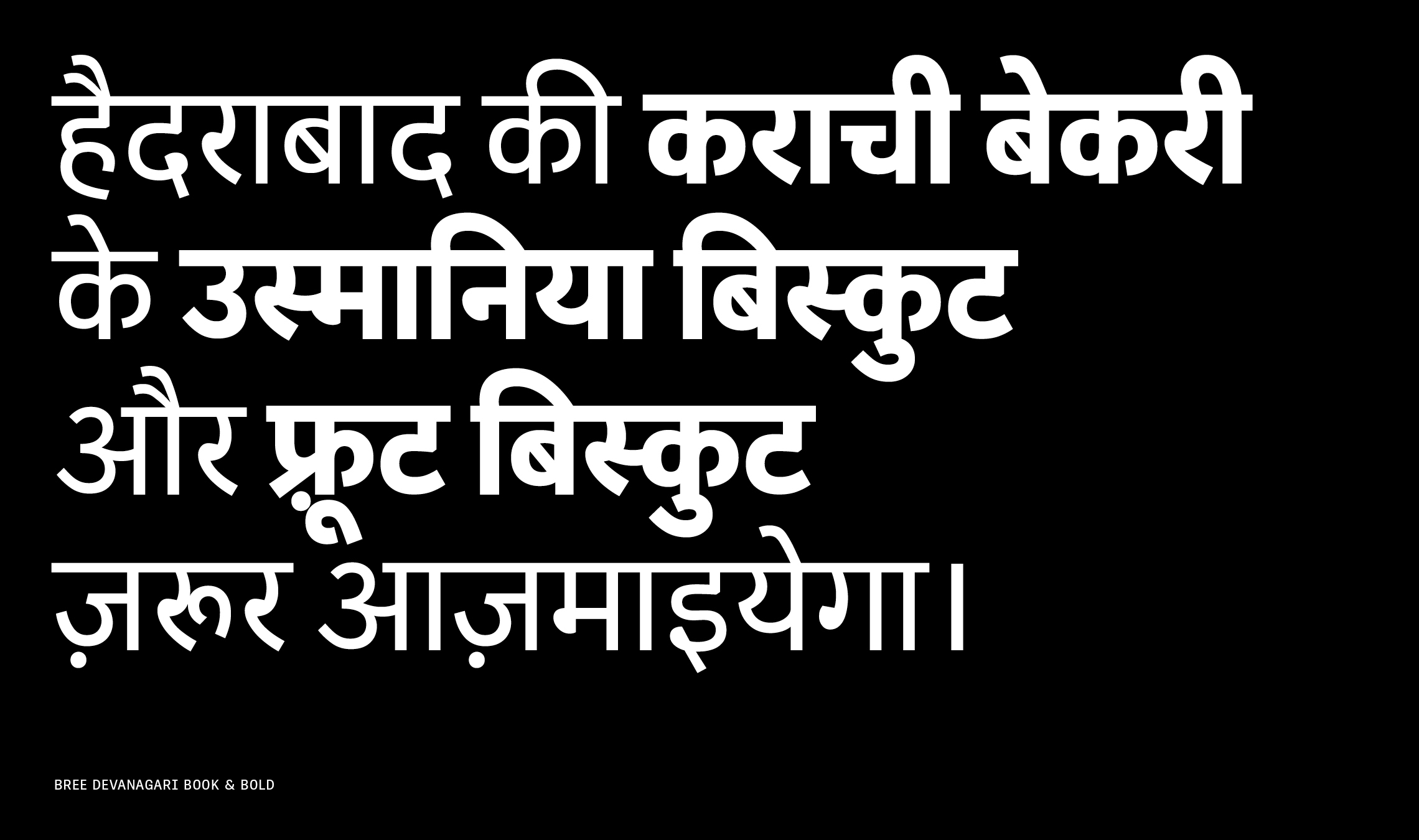 Bree Devanagari sneak peek