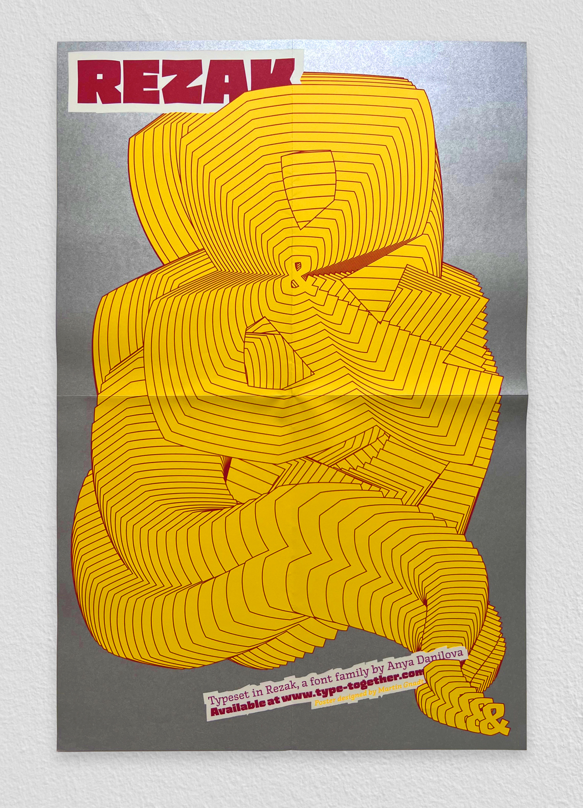 Rezak poster Anya Danilova Gerard Unger Scholarship