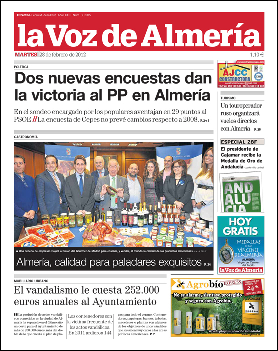 A bespoke titling typeface for the daily newspaper La Voz de Almería