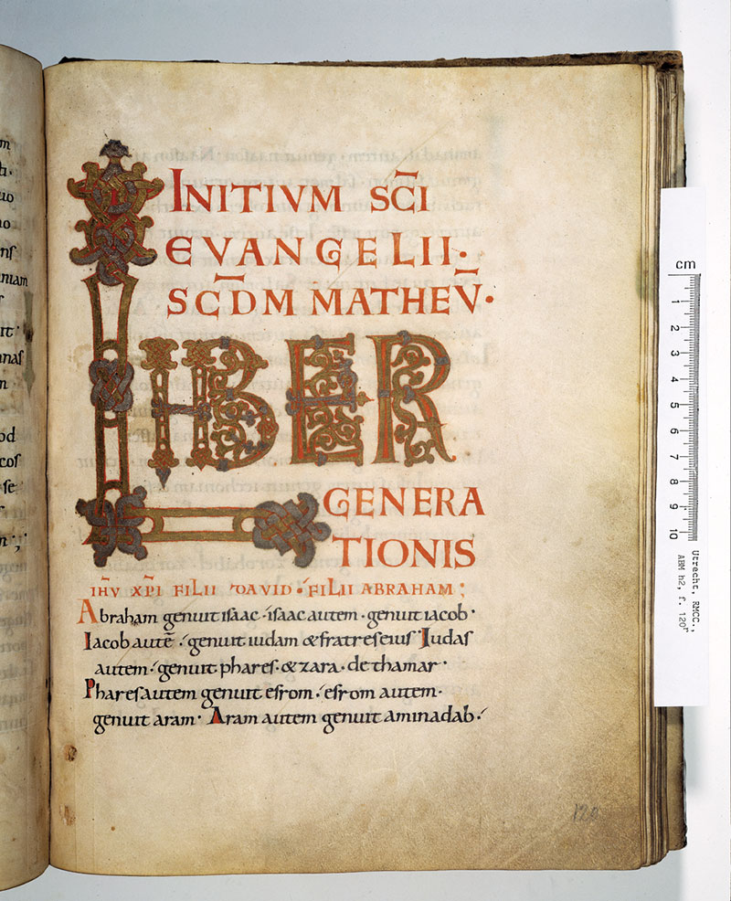 Page from the Ansfridus Codex, f 120, Museum Catharijneconvent, Utrecht. 