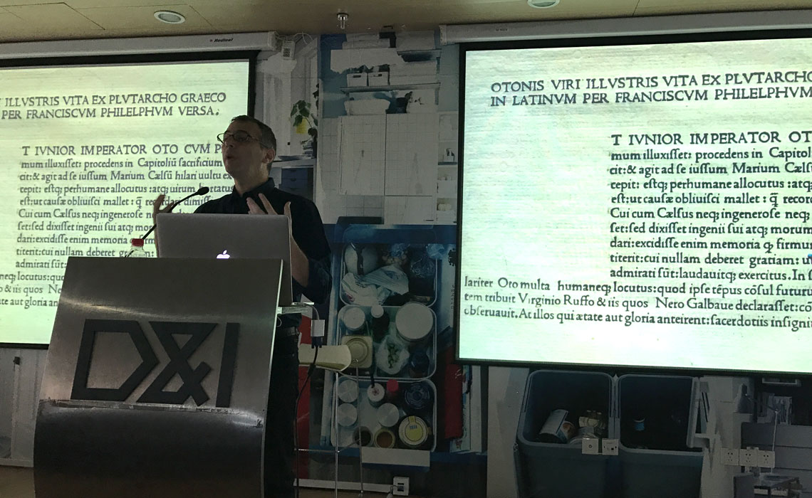 José Scaglione lecturing in Shanghai.