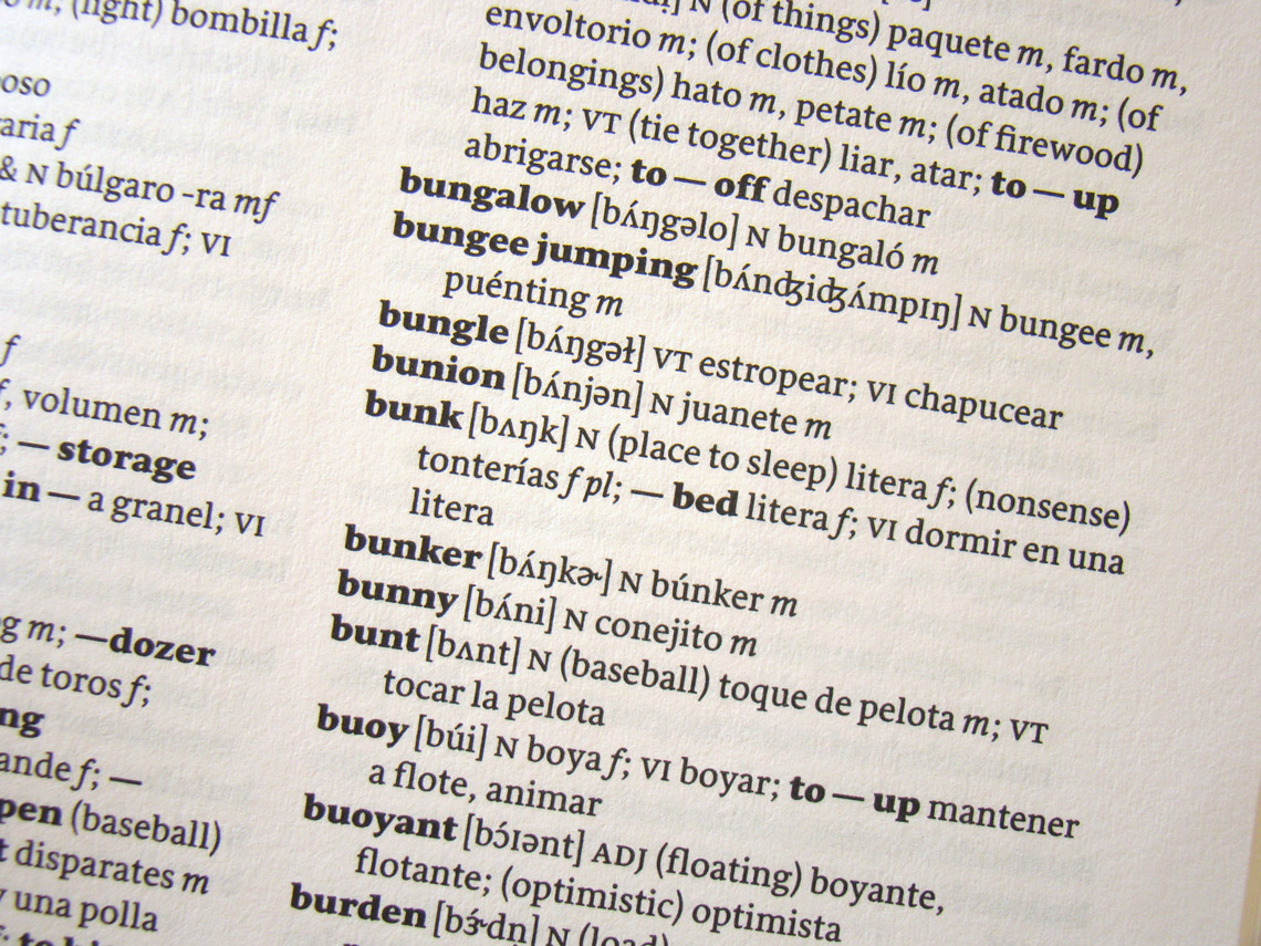 SPANISH–ENGLISH DICTIONARY