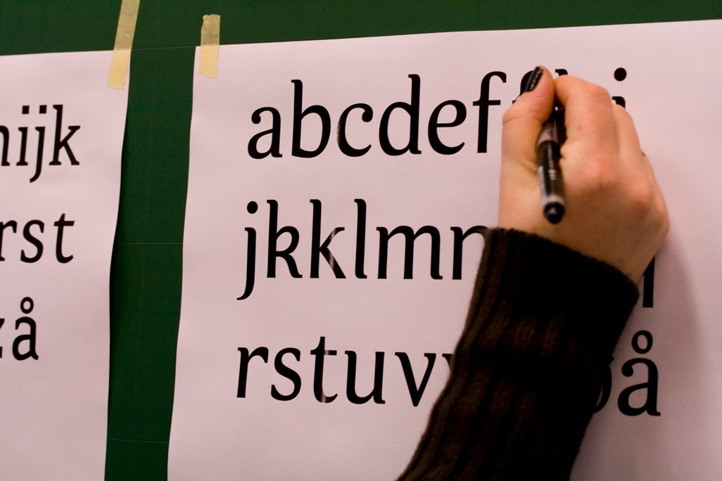 Typeface design course