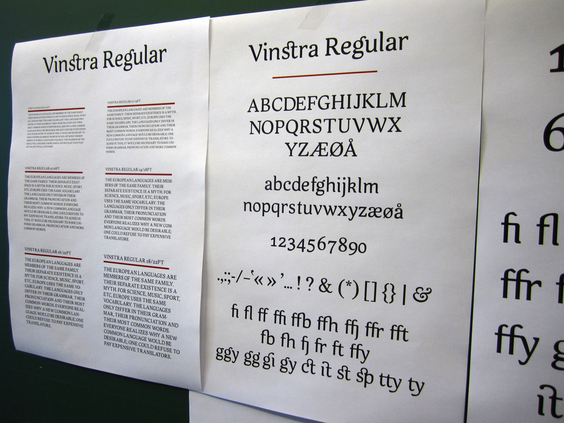 Typeface design course