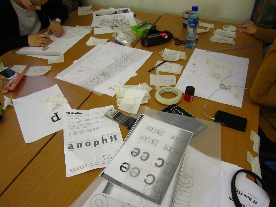 Basic type design workshop