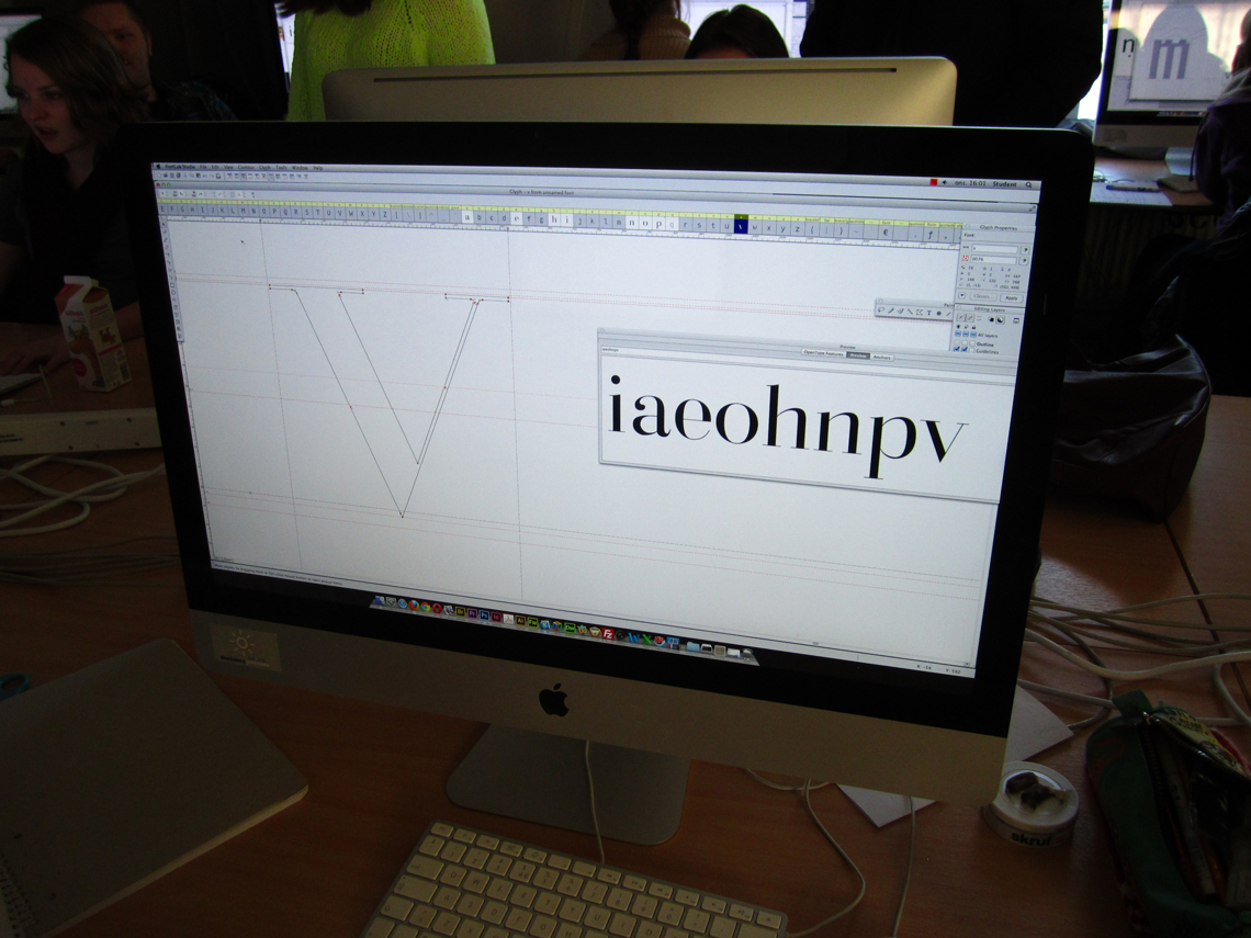 Basic type design workshop