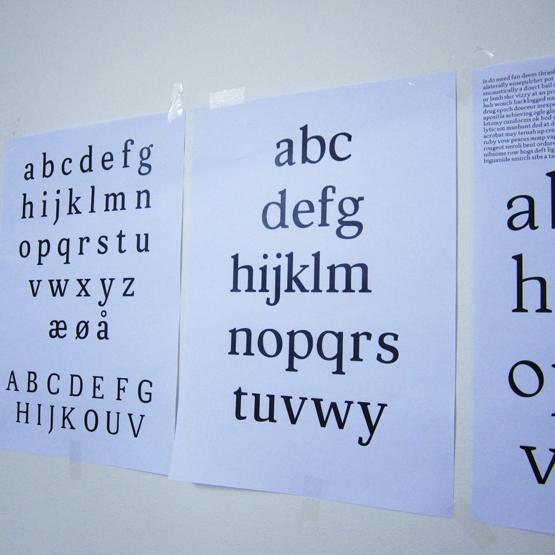 Basic type design workshop