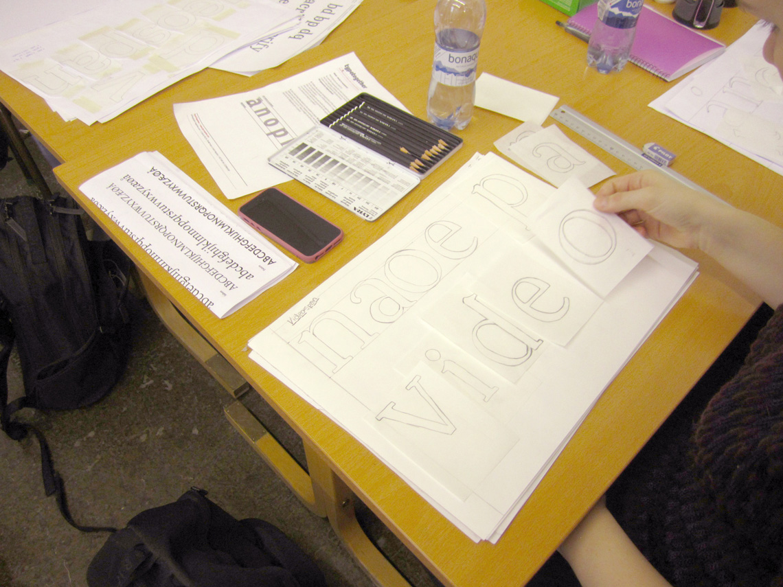 Basic type design workshop