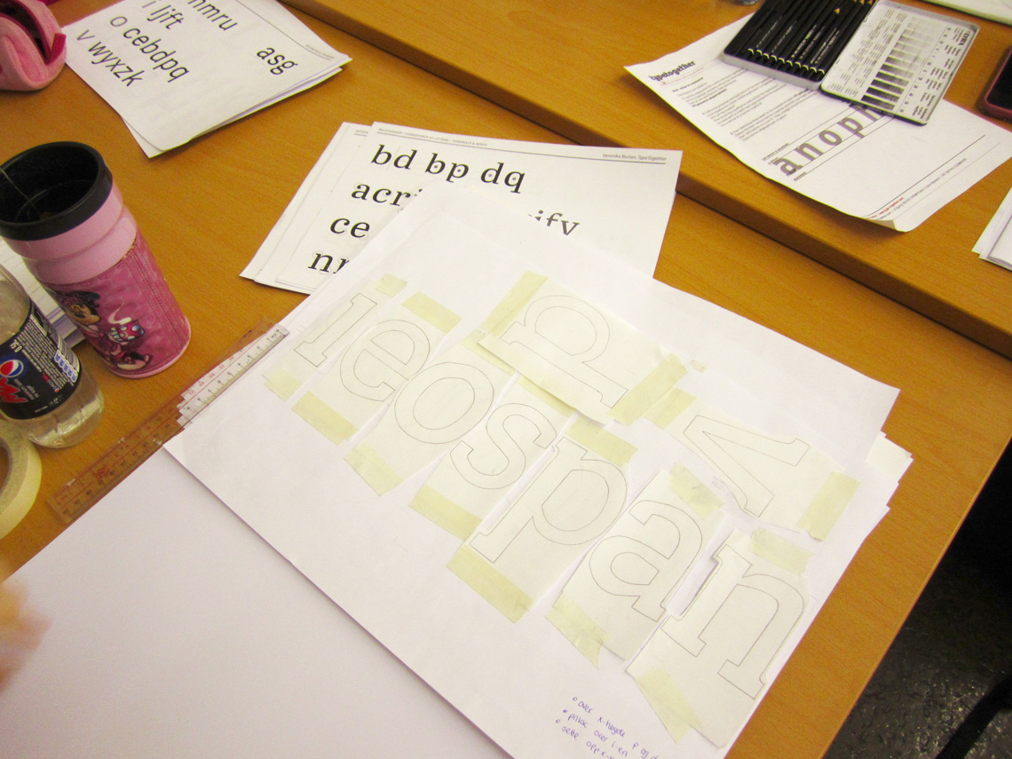 Basic type design workshop