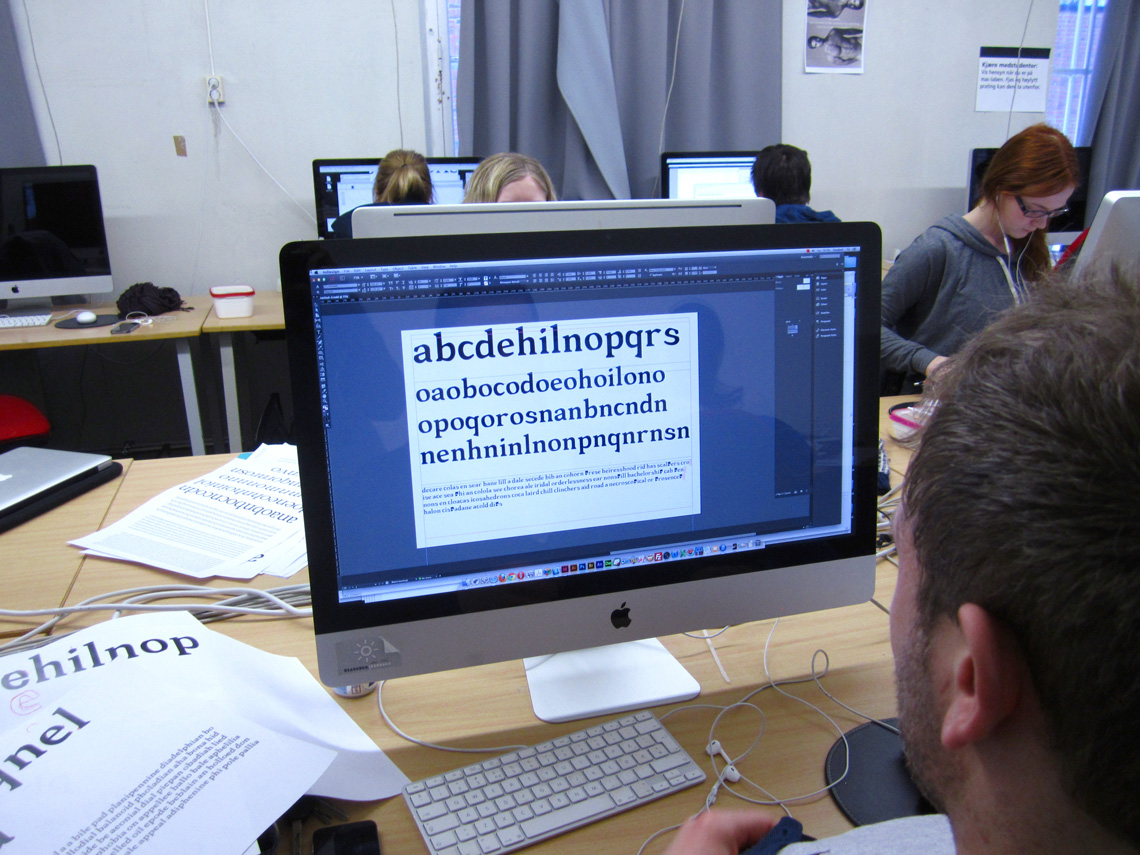 Basic type design workshop