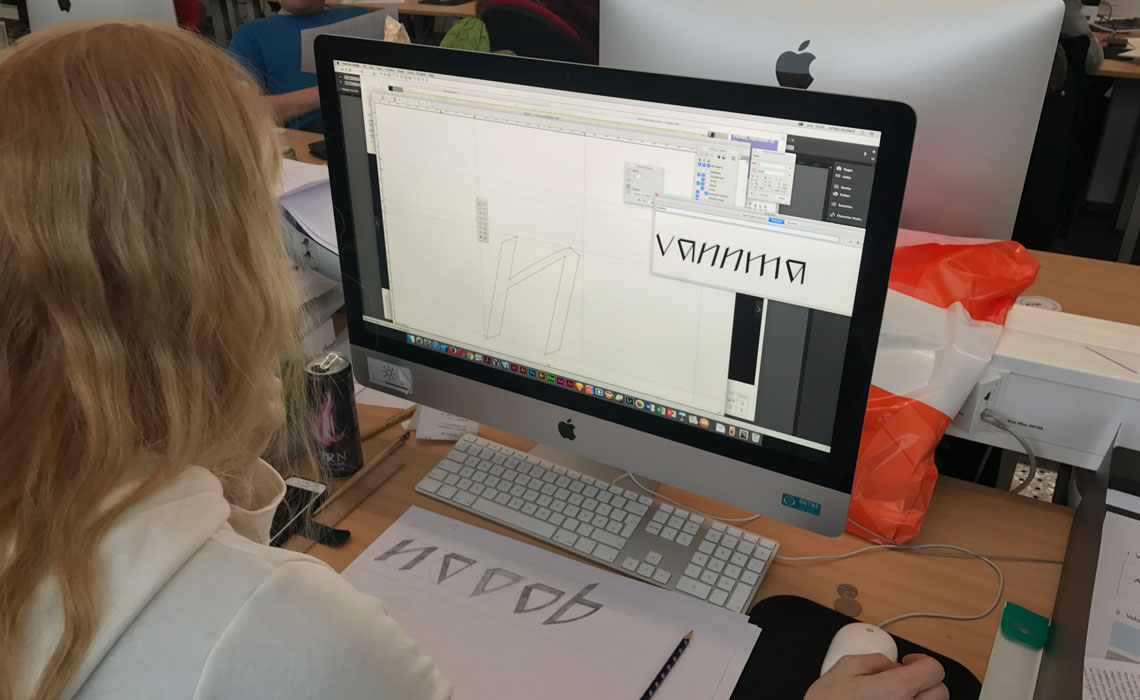 Type design master class in Norway