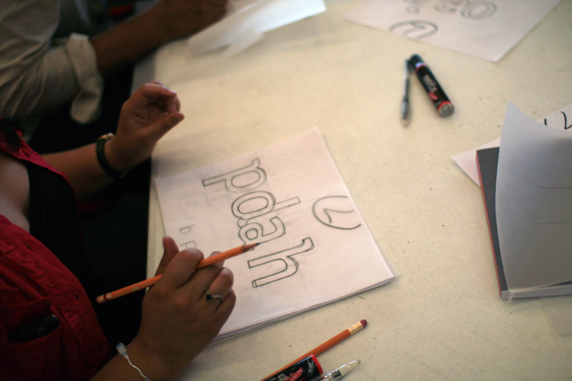 Typeface design workshop by Veronika Burian and José Scaglione