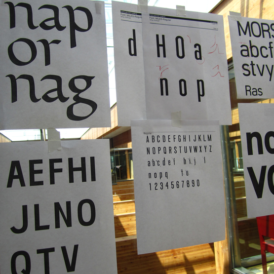 Portland: typeface design workshop