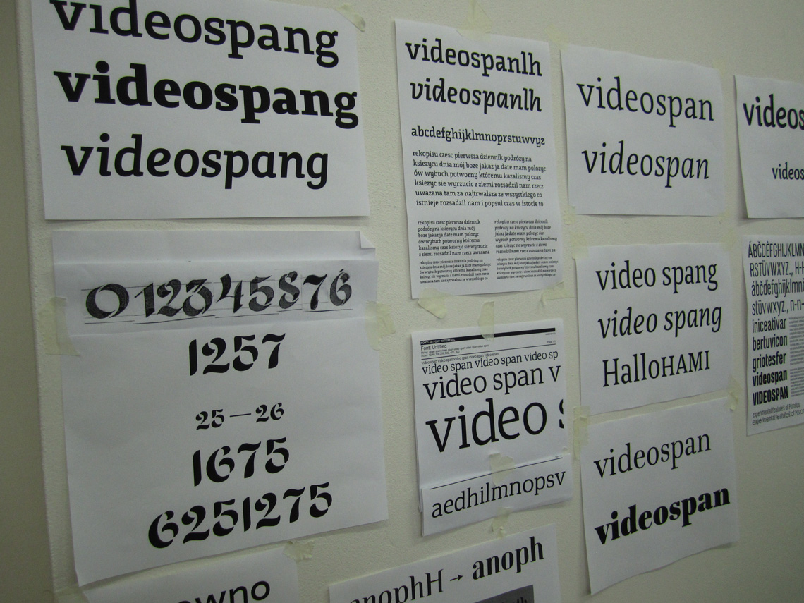 typeface design workshop: No typo with tipos. By TypeTogether