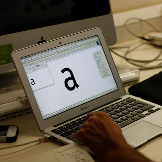 TypeTogether's introductory workshop on type design.