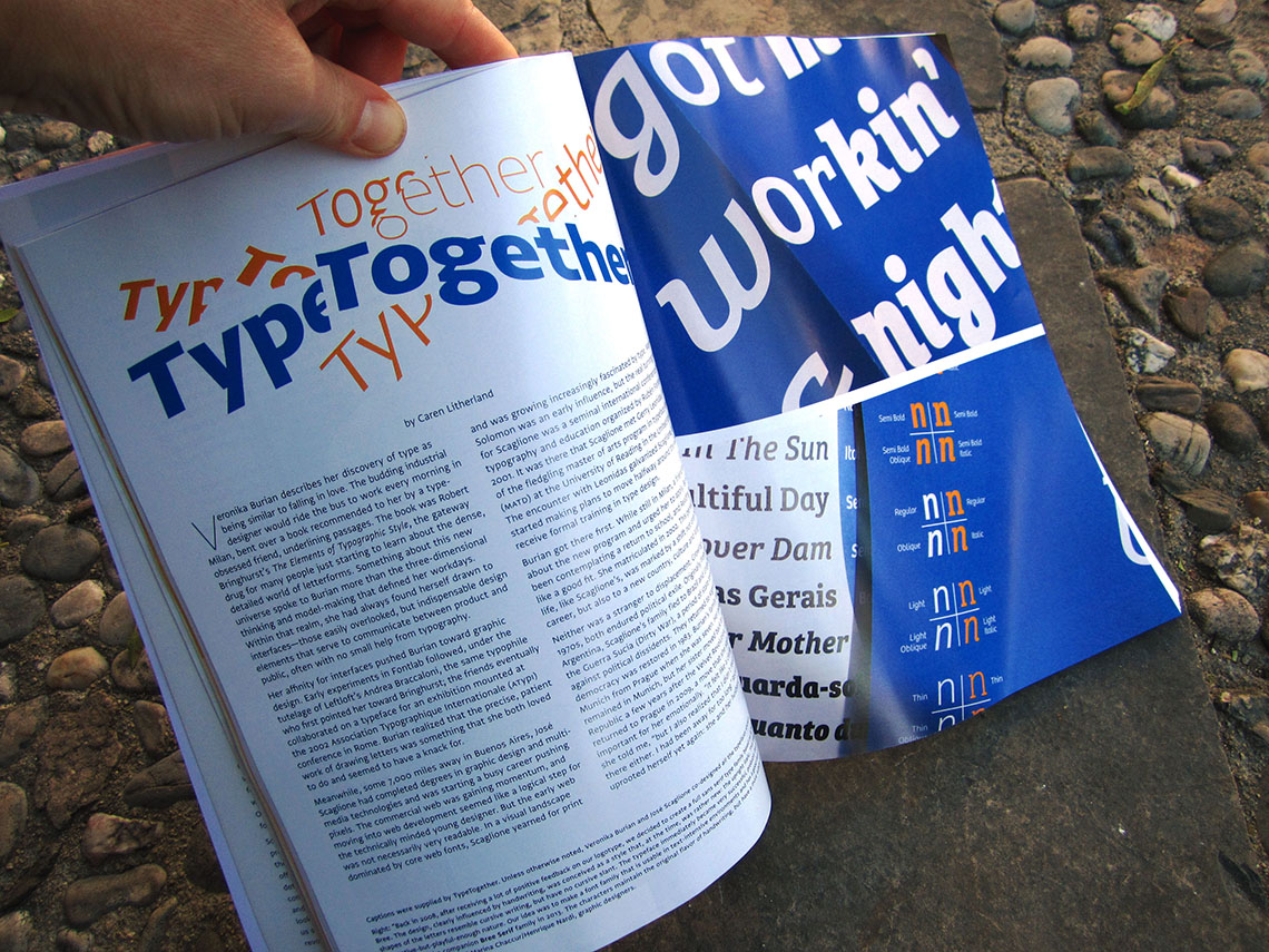 Communication Arts features indie foundry TypeTogether