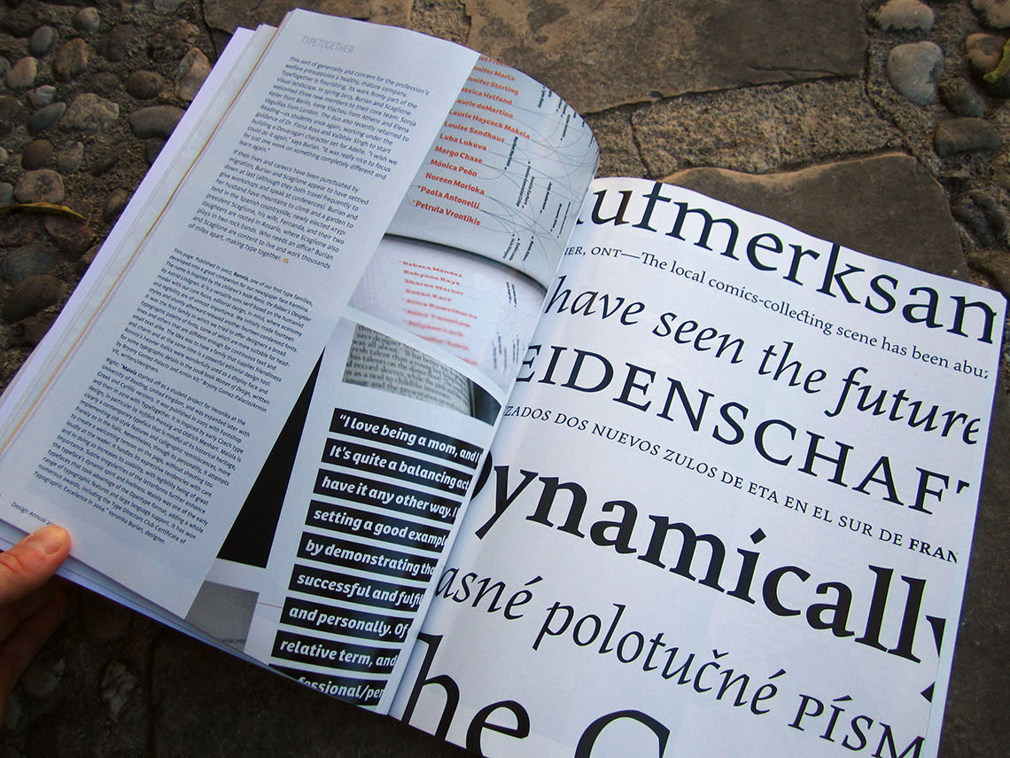 Communication Arts features indie foundry TypeTogether