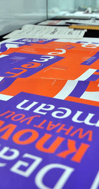 Custom Font for Alverata - ‘Ideas on Paper’  exhibition by Typetogether