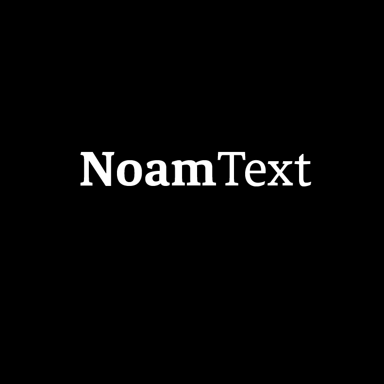 Noam Text launch event. Latin and Hebrew typeface