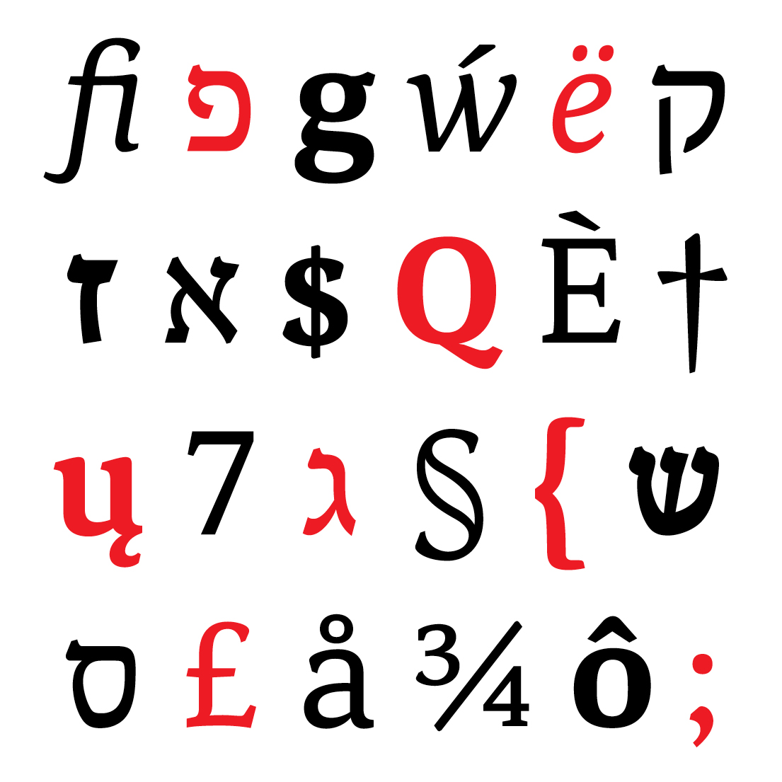 Noam Text launch event. Latin and Hebrew typeface