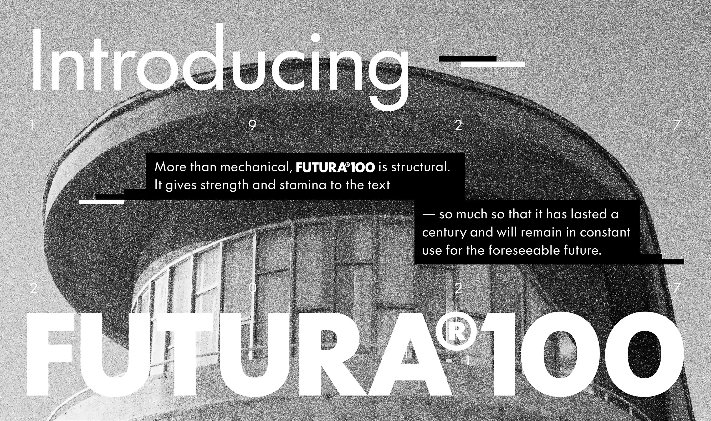 Futura®, a typography icon, reimagined for global branding.