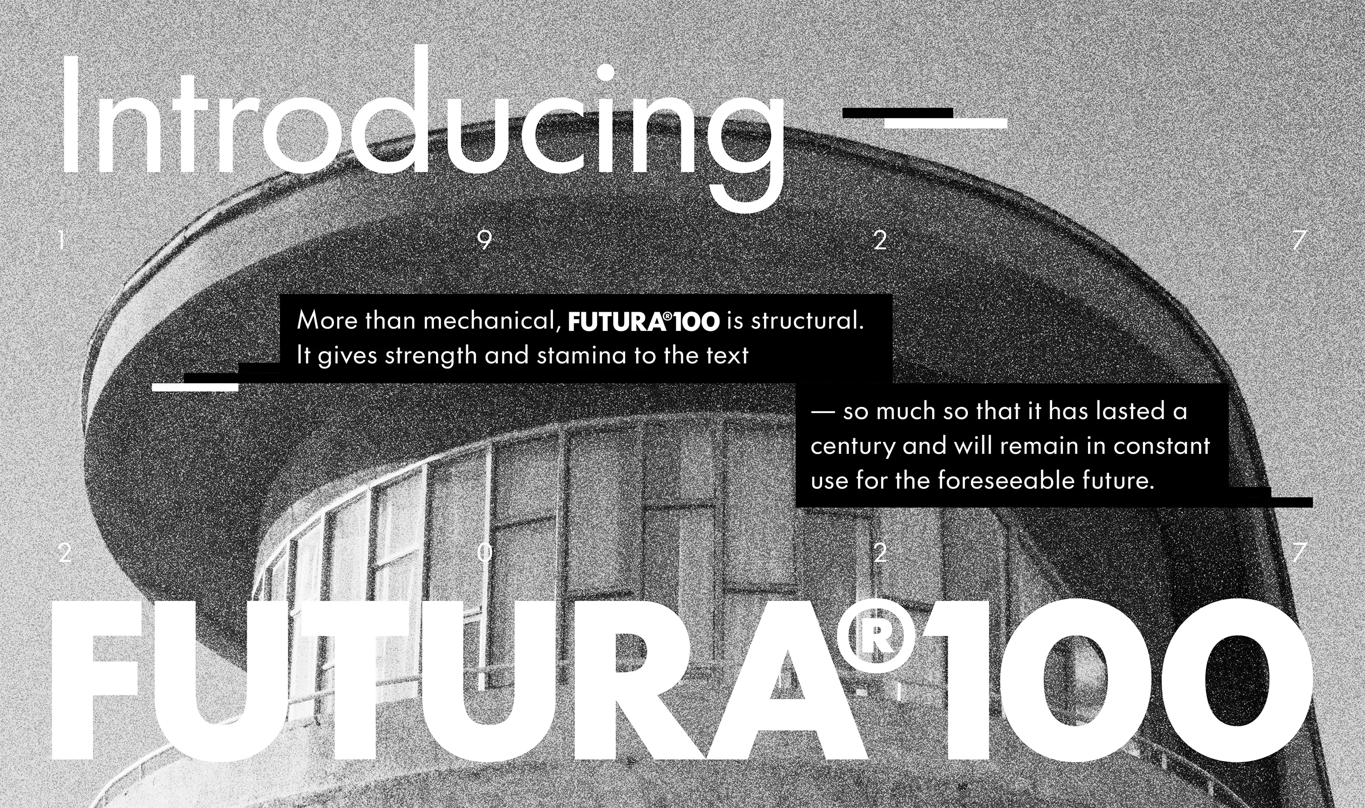 Futura®, a typography icon, reimagined for global branding.