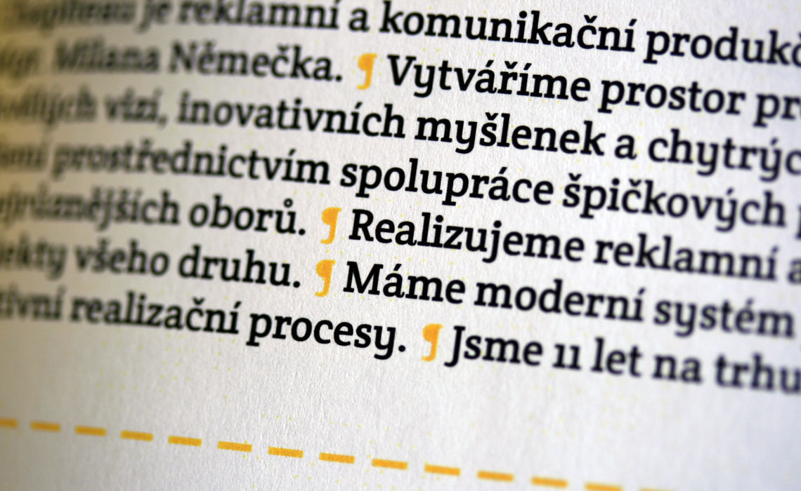 Studio Designiq selected Crete as corporate typeface for the Czech company Chapiteau.